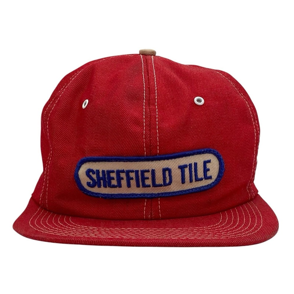 Vintage K-Brand Sheffield Title Snapback Trucker Hat USA Made‎